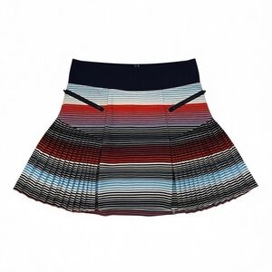 Colorful Striped Mini Skirt